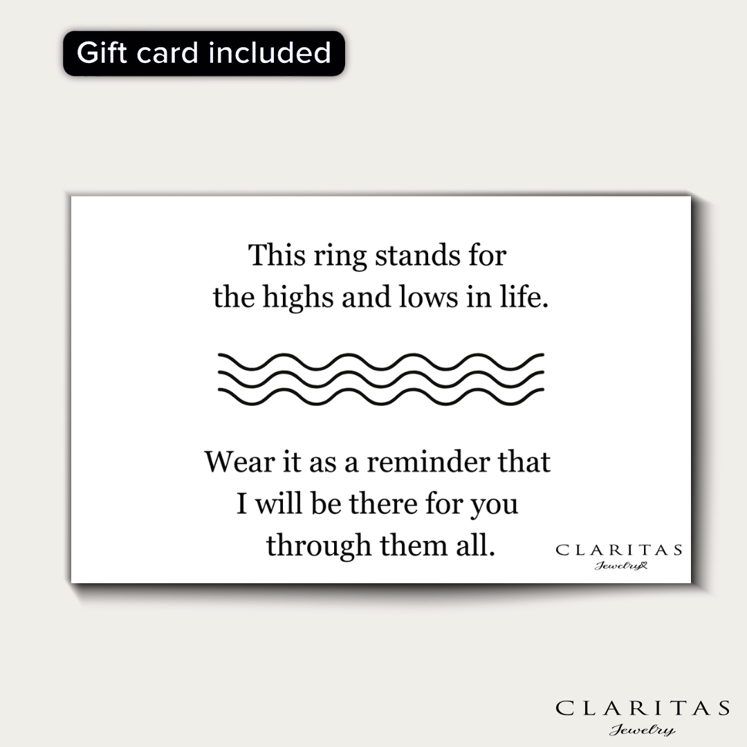 Silver Highs & Lows Ring - Claritas Store