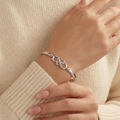 Tyttärelle | Pidä minut aina sydämessäsi Rannekoru