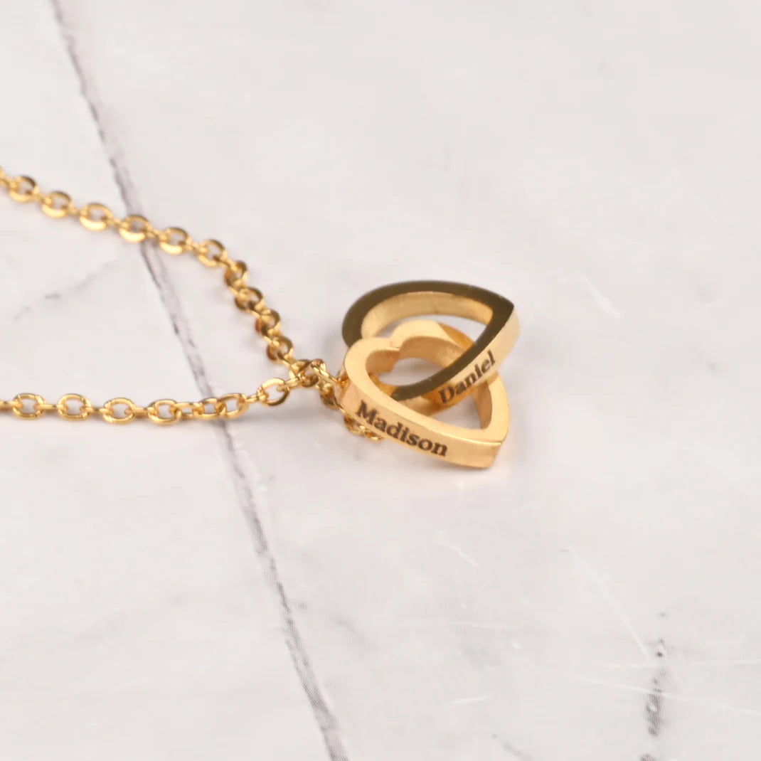 Rotating Rose Box Engraved Necklace - Claritas Store