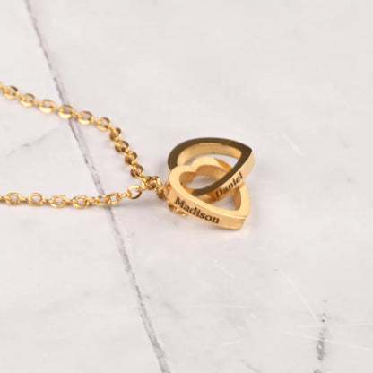 Rotating Rose Box Engraved Necklace - Claritas Store