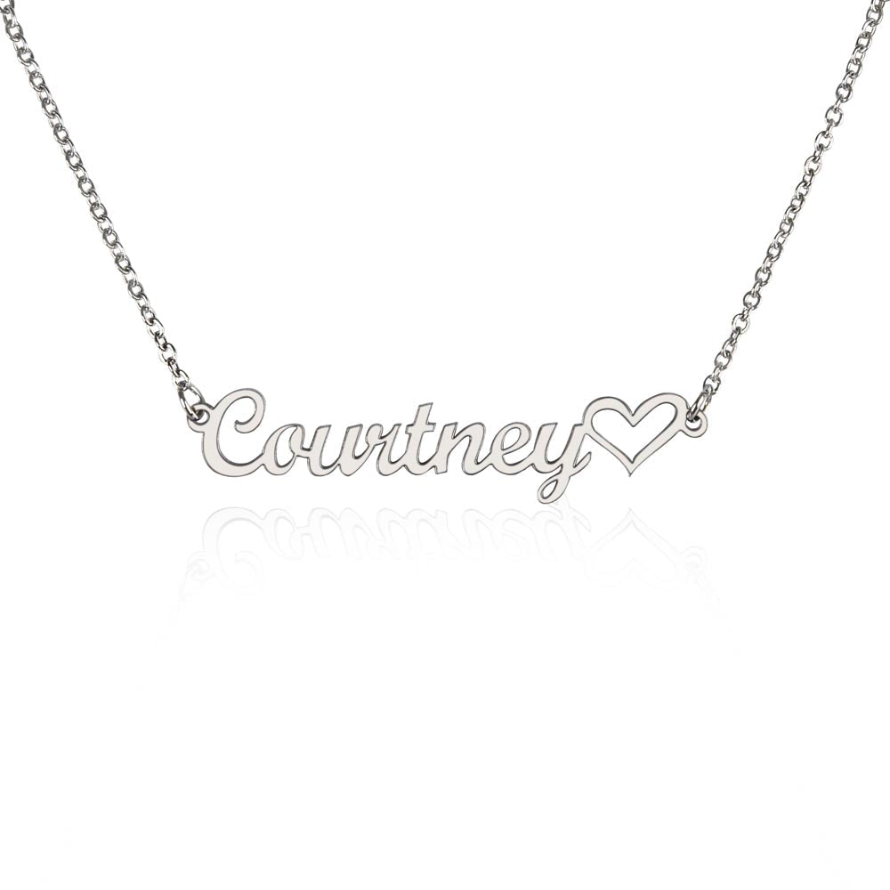 Personalized Heart Name Necklace - Claritas Store