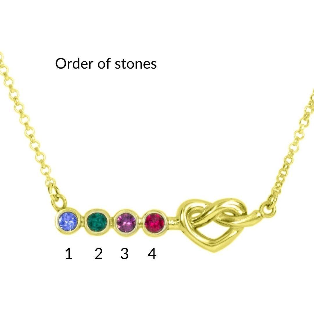 Birthstone Infinity Love Necklace - Claritas Store