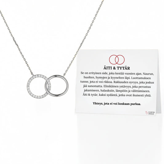 Äiti Ja Tytär | Ikuinen side Kaulakoru - Claritas Store