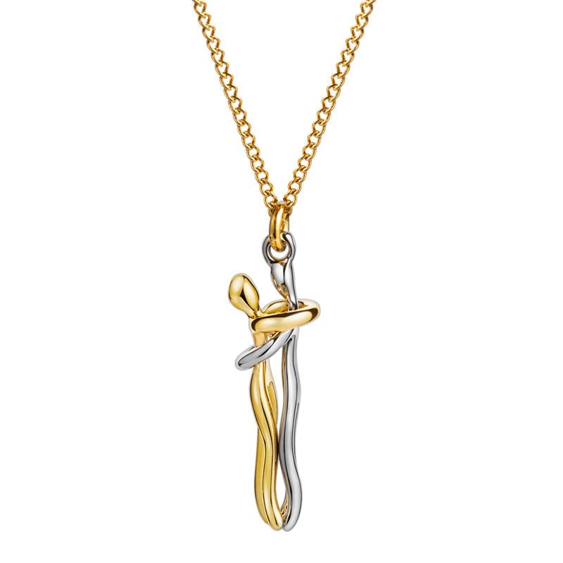 Gold Hug Necklace - Claritas Jewelry