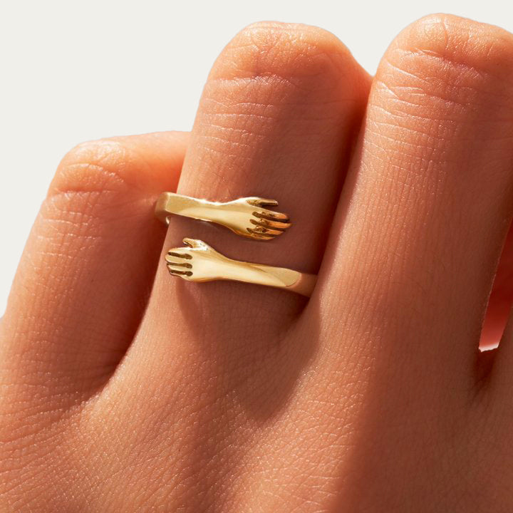 Golden Hug Ring - Claritas Store
