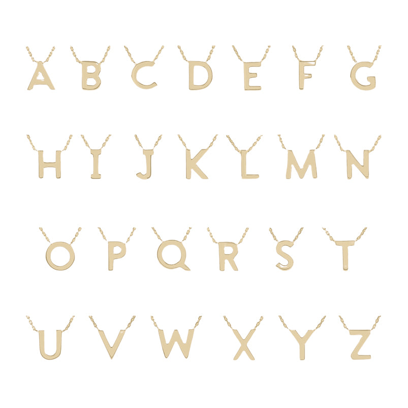 Classic Initial Necklace - Claritas Store