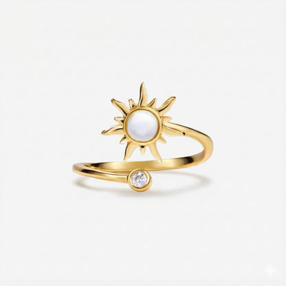 Opaali Tähti Rauhoittava Sormus