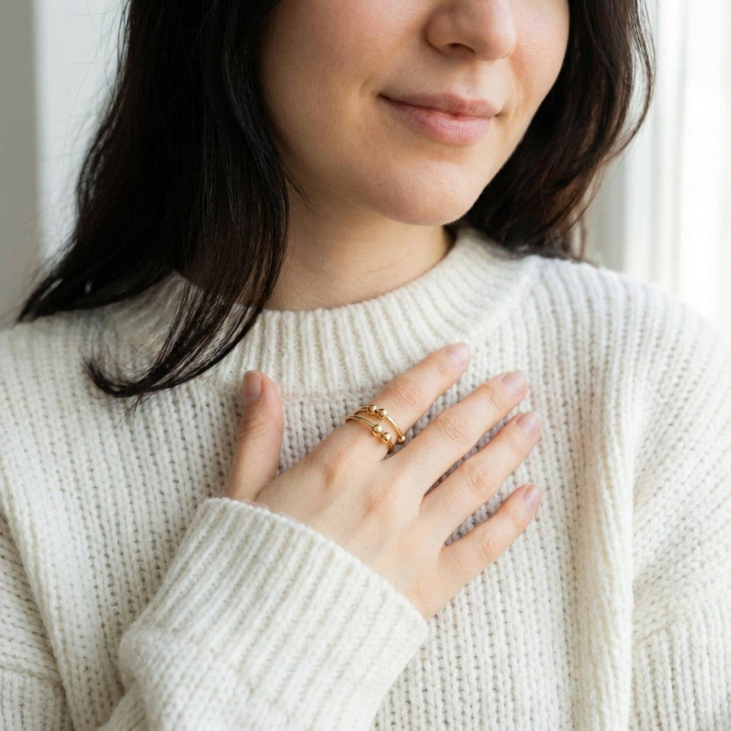 Helmi Rauhoittava Sormus