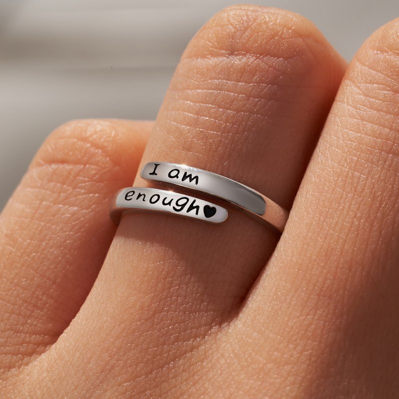 I Am Enough Ring - Claritas Store