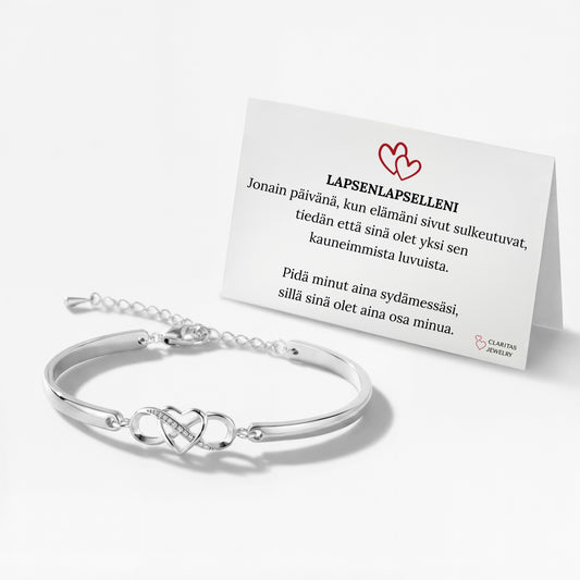 Lapsenlapselleni | Pidä minut aina sydämessäsi Rannekoru