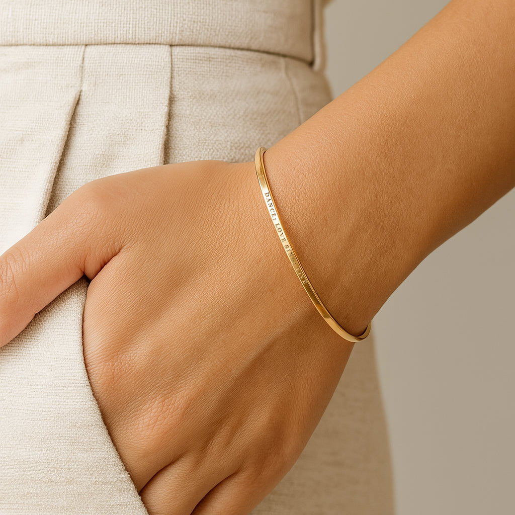 Grace Custom Cuff Bracelet - Claritas Store