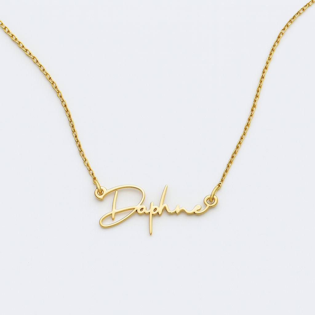 Personalized Script Necklace - Claritas Store