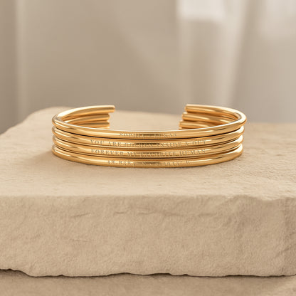 Grace Custom Cuff Bracelet - Claritas Store