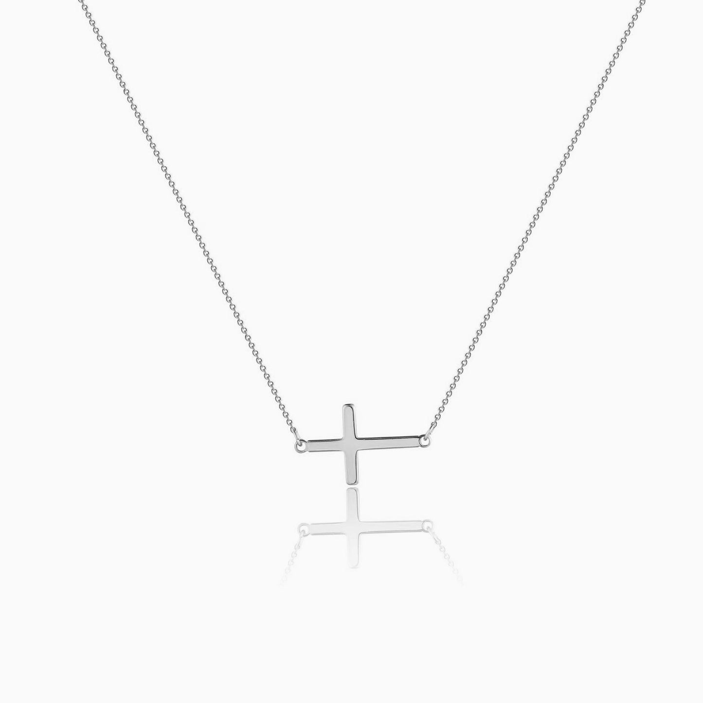 Side Cross Necklace - Claritas Store