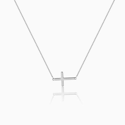 Side Cross Necklace - Claritas Store