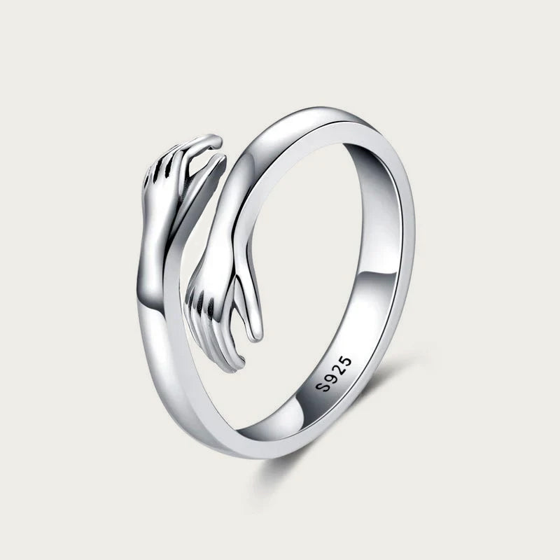 Silver Hug Ring