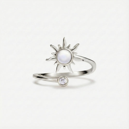 Opaali Tähti Rauhoittava Sormus