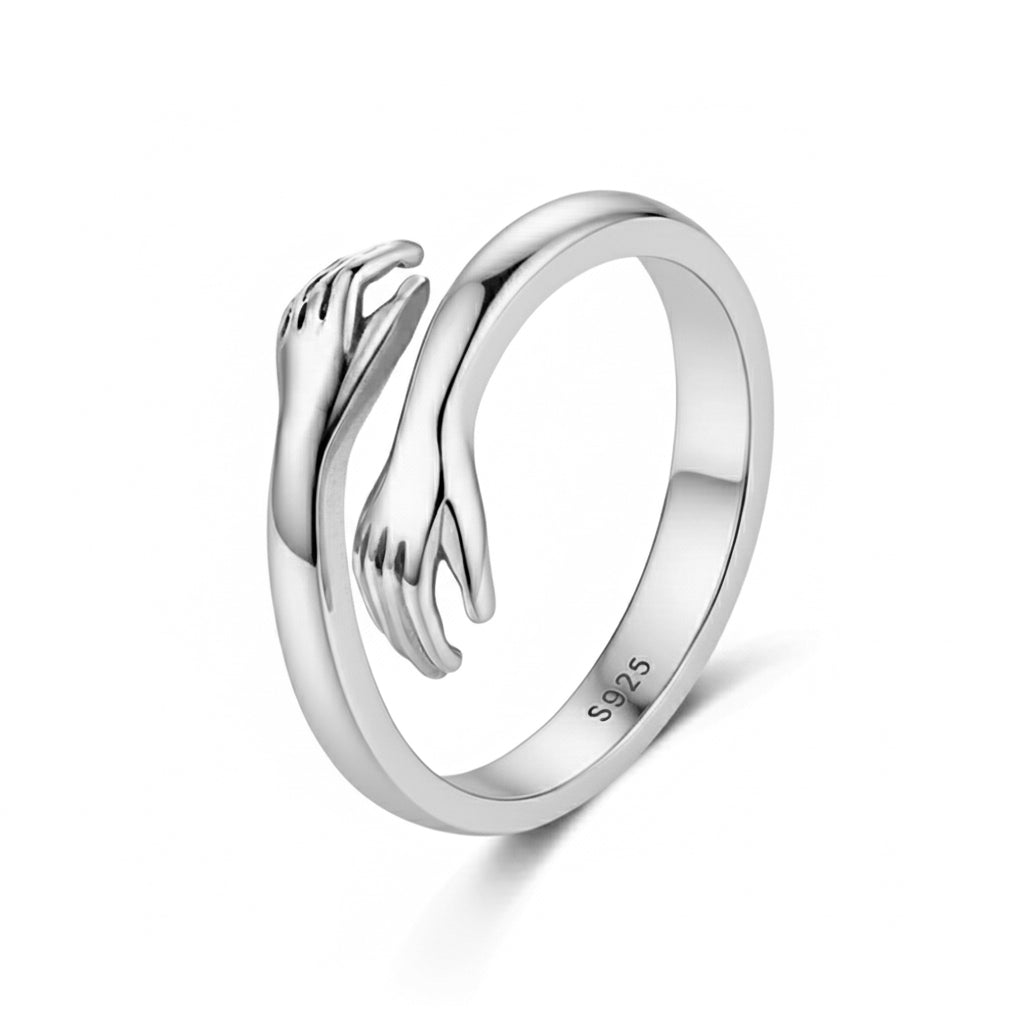 Silver Hug Ring - Claritas Store