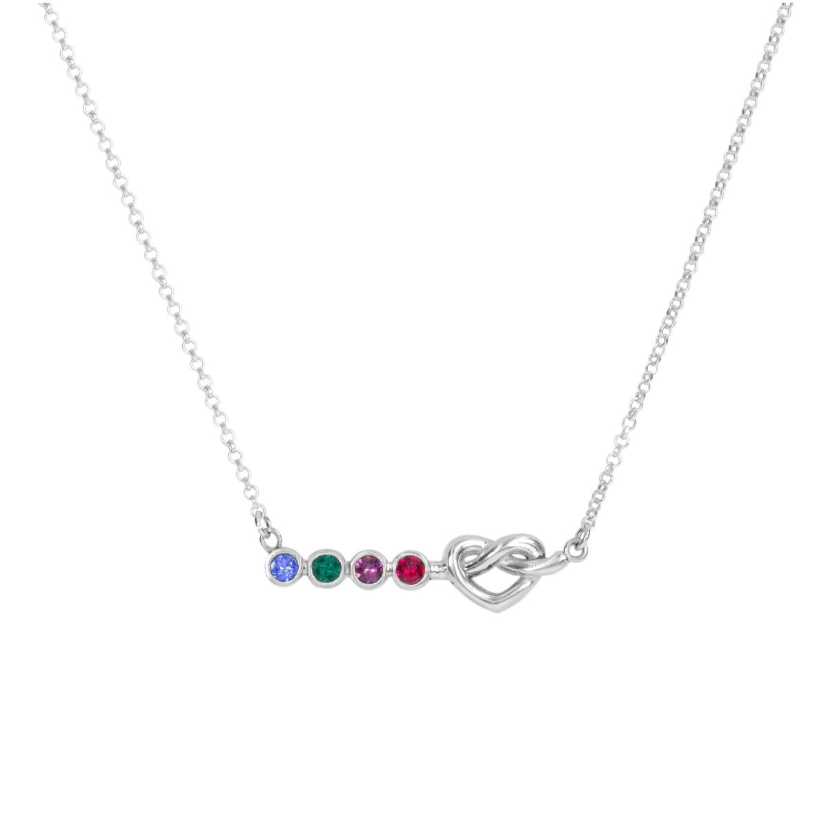 Birthstone Infinity Love Necklace - Claritas Store