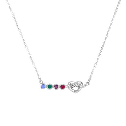 Birthstone Infinity Love Necklace - Claritas Store