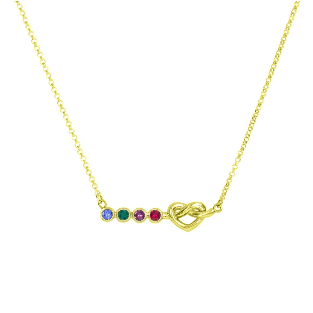 Birthstone Infinity Love Necklace - Claritas Store