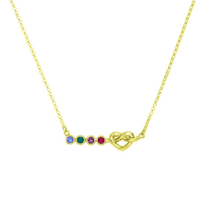 Birthstone Infinity Love Necklace - Claritas Store