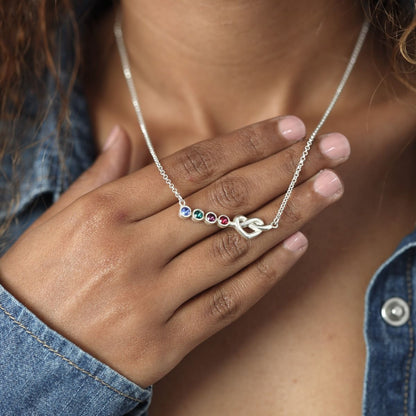Birthstone Infinity Love Necklace - Claritas Store